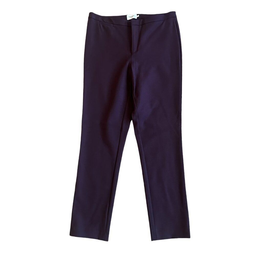 The Reset R Label Purple Cropped Length Dress Pants Slacks Size Medium Women's